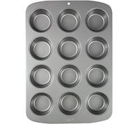 PME CSB110 Teglia Antiaderente, Carbonio, Grigio, 12 Muffin