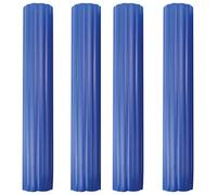 PME DR007 Pioli Decorati per Torte Multipiano, Blu, 2.5 x 2.5 x 15 cm, 4 unità