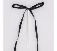 PME Fiocchi Decorativi per Torta | Topper Bianco in Nero, Accessori di Pasticceria (Confezione da 8)