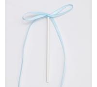 PME Fiocchi Decorativi per Torta | Topper Blu in Nastro, Accessori di Pasticceria (Confezione da 8)