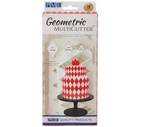 PME GMC164 - Set di 3 multicutters geometrici per cake design - Diamond XL-Small, Medium & Large Size