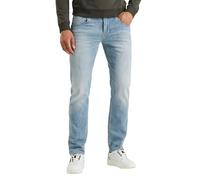 PME Legend Jeans da uomo Nightlight, a vita bassa, vestibilità regolare, blu e grigio