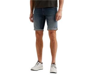PME Legend Pantaloncini in denim elasticizzato, Mub Mid Used Blue, 38W