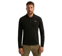 PME Legend Polo da uomo a maniche lunghe, American Classic, vestibilità regolare, 999 nero, M