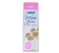 PME LS172 Bastoncini per Lollipop e Cake Pops, Plastica, Trasparente, 0.3 x 0.3 x 16 cm, 35 Unità