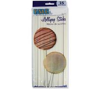 PME LS173 Bastoncini per Lollipop e Cake Pops, Plastica, Trasparente, 0.3 x 0.3 x 20 cm, 25 unità