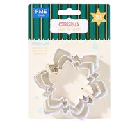 PME Natalizi Set di 3 Tagliabiscotti - Fiocchi di Neve