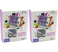 PME "Out the Box" Zuccherini Misti Colorati Confettini - Halloween (Confezione da 2)