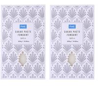 PME - Pasta di zucchero fondente - Bianco 250g (Confezione da 2)