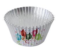 PME - Pirottini in Alluminio per Cupcake e Muffin, Fantasia Palloncini, 30 Pezzi
