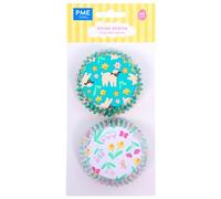 PME Pirottini rivestiti in Alluminio di Pasqua - Prato di Primavera, Set di 60