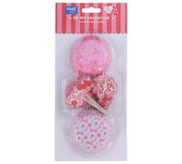 PME Set 48 Pirottini & Decorazioni per Cupcake di San Valentino - Sii il mio Valentino