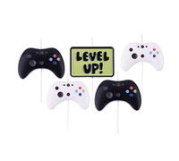 PME - Set di Candele a Tema Gamer, Confezione da 5
