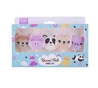 PME - Set di Candele a Tema Kawaii, Confezione da 5