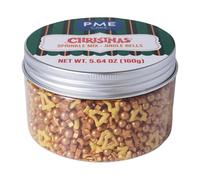 PME Sprinkles di Zuccherini Natalizi - Campane Dorate (160g)