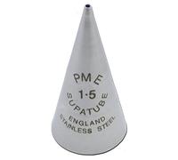 PME ST1.5 Bocchetta Decorativa Professionale, Acciaio Inossidabile, Argento, Standard