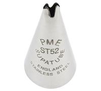 PME ST52 Bocchetta Decorativa Professionale, Acciaio Inossidabile, Argento, 1.72 x 1.72 x 3.5 cm