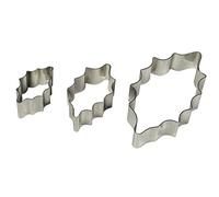PME - Tagliapasta in Acciaio Inox per Cake Design - Agrifoglio, Confezione da 3