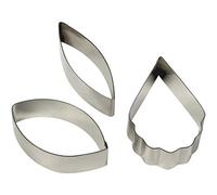 PME - Tagliapasta in Acciaio Inox per Cake Design - Orchidea Cattleya, Confezione da 3