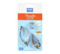 PME - Tagliapasta per Stella di Natale per Cake Design in Acciaio Inox, Set di 6 pezzi