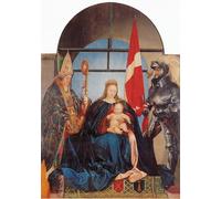 PMEFGJDPE Dipinti Famosi Arte Stampa Tela Stampa di Immagini Tela la Dama de Solothurn de Hans Holbein per la Decorazione Della Parete 60x90cm