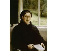 PMEFGJDPE Dipinti Famosi Arte Stampa Tela Stampa di Immagini Tela Madre del artista de Albert Edelfelt per la Decorazione Della Parete 60x90cm