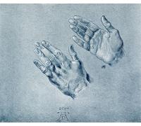 PMEFGJDPE Dipinti Famosi Arte Stampa Tela Stampa di Immagini Tela Manos del emperador rezando Maximiliano de Albrecht Dürer per la Decorazione Della Parete 60x90cm