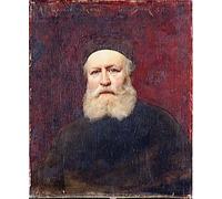 PMEFGJDPE Dipinti Famosi Arte Stampa Tela Stampa di Immagini Tela Retrato de Charles Gounod por Carolus-duran per la Decorazione Della Parete 60x90cm