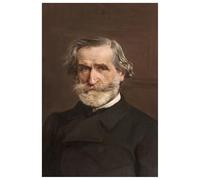 PMEFGJDPE Dipinti Famosi Arte Stampa Tela Stampa di Immagini Tela Retrato de Giuseppe Verdi por Boldni per la Decorazione Della Parete 60x90cm