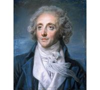 PMEFGJDPE Dipinti Famosi Arte Stampa Tela Stampa di Immagini Tela Retrato de Nicolas-pierre-baptiste Anselme llamado Baptiste Aîné de Jean Baptiste Greuze per la Decorazione Della Parete 60x90cm
