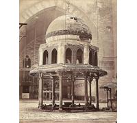 PMEFGJDPE Dipinti Famosi Arte su Tela Pittura Astratta la Fuente de la Ablución del Sultán Hassan en El Cairo Egipto por Félix Bonfils per Decorazioni per la Casa 60x90cm