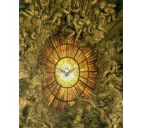 PMEFGJDPE Dipinti Famosi Arte su Tela Pittura Astratta la silla de san pedro la vidriera detrás de gian lorenzo bernini per Decorazioni per la Casa 60x90cm