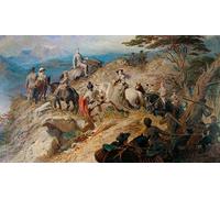 PMEFGJDPE Dipinti Famosi Arte su Tela Pittura Astratta Mañana en las Tierras Altas, la familia real ascendiendo a Lochnagar de Carl Haag per Decorazioni per la Casa 60x90cm