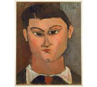 PMEFGJDPE Dipinti Famosi Arte su Tela Pittura Astratta Retrato del pintor de Amedeo Modigliani per Decorazioni per la Casa 60x90cm