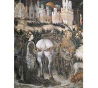 PMEFGJDPE Dipinti Famosi Arte su Tela Pittura Astratta San Jorge y la de Antonio Pisanello per Decorazioni per la Casa 60x90cm