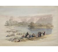 PMEFGJDPE Dipinti Famosi Poster Murale Poster Parete Quadri Bancos de David Roberts per la Decorazione Domestica dell'ufficio 60x90cm