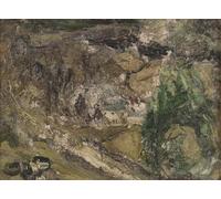 PMEFGJDPE Dipinti Famosi Poster Murale Poster Parete Quadri Il Cottage Atkinson Hornel per la Decorazione Domestica dell'ufficio 60x90cm