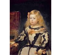 PMEFGJDPE Dipinti Famosi Poster Murale Poster Parete Quadri Retrato de la Virgen María Margarita de Diego Velázquez per la Decorazione Domestica dell'ufficio 60x90cm