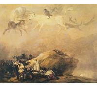 PMEFGJDPE Dipinti Famosi Stampa Pittura Arte Murale Della Pittura Animales en el cielo de Francisco de Goya per L'arredamento del Soggiorno 60x90cm