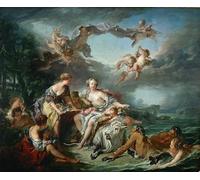 PMEFGJDPE Dipinti Famosi Stampa Pittura Arte Murale Della Pittura El rapto de Europa de François Boucher per L'arredamento del Soggiorno 60x90cm
