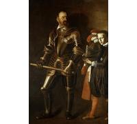 PMEFGJDPE Dipinti Famosi Stampa Pittura Arte Murale Della Pittura Gran Maestre de la Orden de Malta de Merisi Caravaggio per L'arredamento del Soggiorno 60x90cm