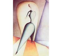 PMEFGJDPE Dipinti Famosi Stampa Pittura Arte Murale Della Pittura la bailarina de oskar schlemmer per L'arredamento del Soggiorno 60x90cm