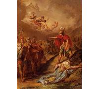 PMEFGJDPE Dipinti Famosi Stampa Pittura Arte Murale Della Pittura la muerte de pallas jacques henri sablet per L'arredamento del Soggiorno 60x90cm
