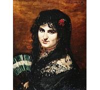 PMEFGJDPE Dipinti Famosi Stampa Pittura Arte Murale Della Pittura Lo Spagnolo Carolus-duran per L'arredamento del Soggiorno 60x90cm