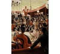 PMEFGJDPE Dipinti Famosi Stampa Pittura Arte Murale Della Pittura Mujeres de París amantes del circo de Jacques per L'arredamento del Soggiorno 60x90cm