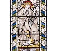 PMEFGJDPE Dipinti Famosi Stampa Tela Poster Artistico Poster Detalle del rey David desde la ventana este de Edward Burne Jones per L'arredamento Della Camera da Letto 60x90cm