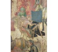 PMEFGJDPE Dipinti Famosi Stampa Tela Poster Artistico Poster Efectos del Buen Gobierno en la Ciudad Detalle de las Tejedoras de Ambrogio Lorenzetti per L'arredamento Della Camera da Letto 60x90cm
