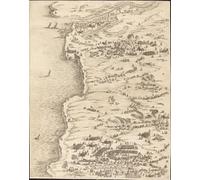 PMEFGJDPE Dipinti Famosi Stampa Tela Poster Artistico Poster El asedio de La Rochelle de Jacques Callot per L'arredamento Della Camera da Letto 60x90cm