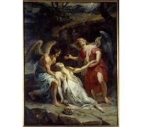 PMEFGJDPE Dipinti Famosi Stampa Tela Poster Artistico Poster El éxtasis de Santa María Magdalena Pintura de Peter Paul Rubens per L'arredamento Della Camera da Letto 60x90cm