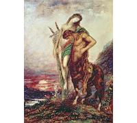PMEFGJDPE Dipinti Famosi Stampa Tela Poster Artistico Poster El poeta muerto nacido de Gustave Moreau per L'arredamento Della Camera da Letto 60x90cm